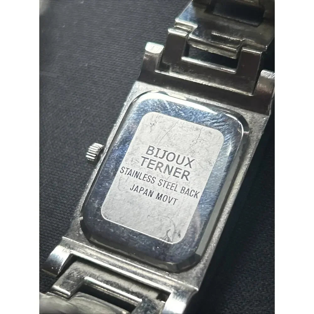 Bijoux Terner Silver Tone Women’s Quartz Watch